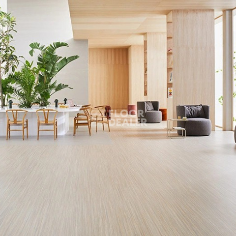 Forbo Marmoleum Striato Textura 5253 bleached gold фото 3 | FLOORDEALER